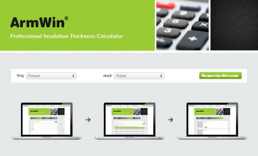 Kalkulator grubości izolacji – ArmWin