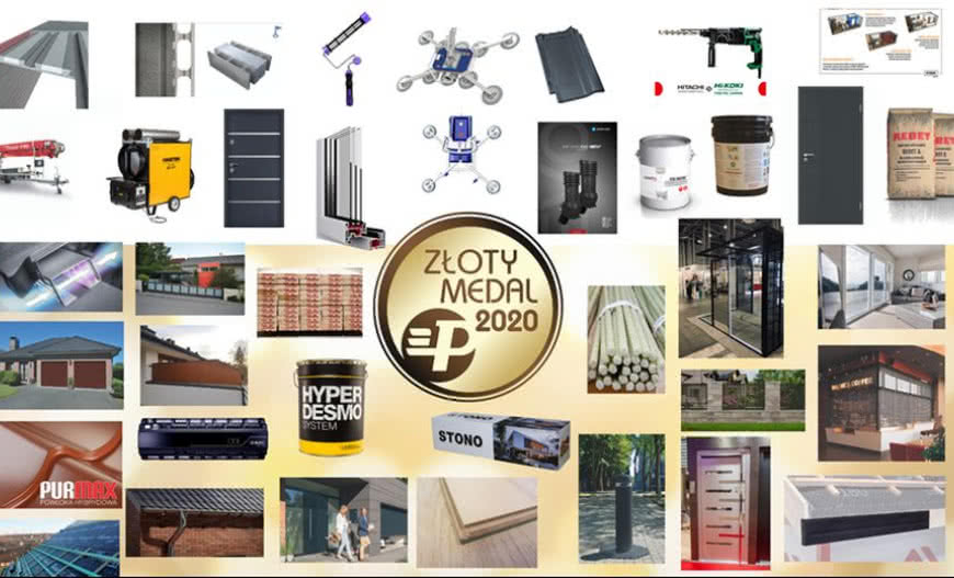 Złoci medaliści Targów BUDMA 2020 