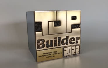 Aluprof z trzema statuetkami TopBuilder 2022