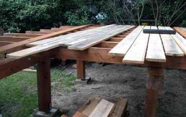 Taras wyniesiony ponad gruntem - instrukcja montażu