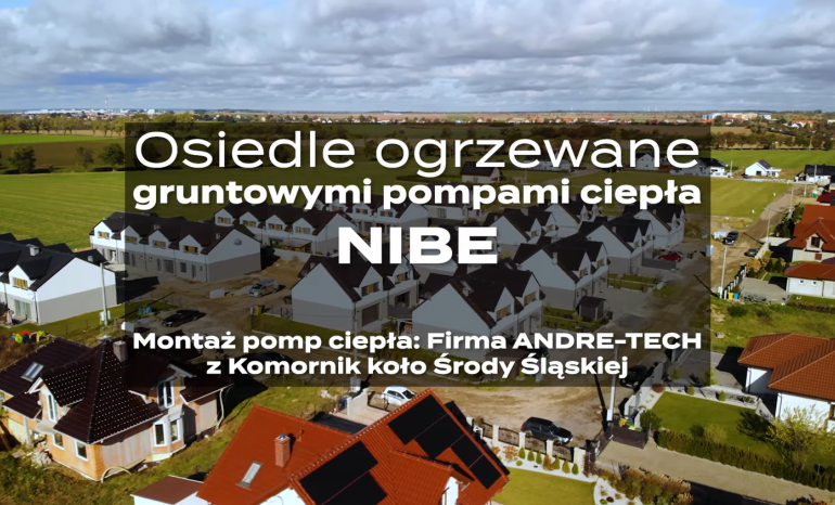 Pompy ciepła NIBE zamontowane na osiedlach pod Jaworem