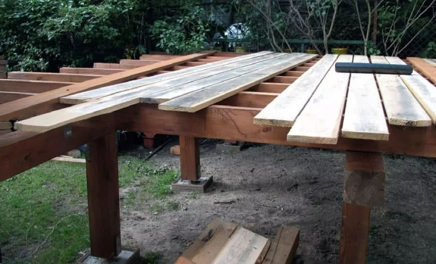 Taras wyniesiony ponad gruntem - instrukcja montażu