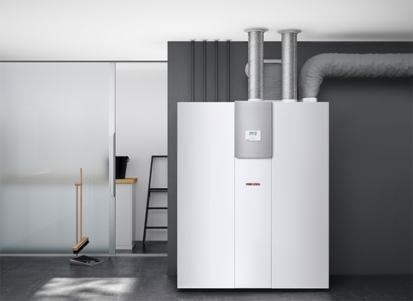 Kompaktowe urządzenie z funkcjami wentylacji, ogrzewania, przygotowania ciepłej wody i chłodzenia LWZ 5 S Plus