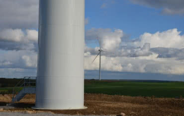 Farma wiatrowa w Pelplinie bliska ukończenia