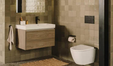 Drewniane meble łazienkowe w stylu nordyckim