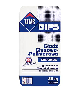 Gładź gipsowo - polimerowa ATLAS GIPS MAXIMUS