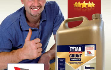 Złote Grunty Tytan Professional rekomendowane przez Stowarzyszenie Glazurników