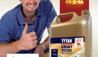 Złote Grunty Tytan Professional rekomendowane przez Stowarzyszenie Glazurników