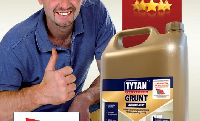Złote Grunty Tytan Professional rekomendowane przez Stowarzyszenie Glazurników