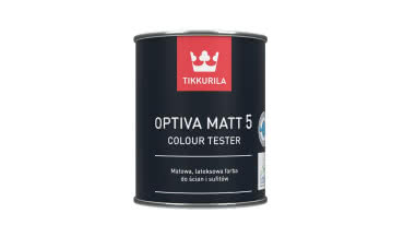 Nowość - testery farb Tikkurila Optiva Matt 5