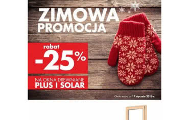 Zimowa promocja na okna drewniane firmy Stolbud Włoszczowa!
