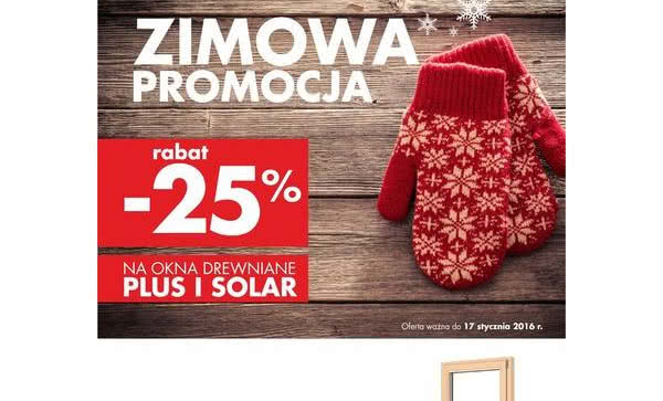 Zimowa promocja na okna drewniane firmy Stolbud Włoszczowa!