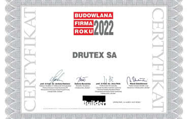 DRUTEX "Budowlaną Firmą Roku", Kamila Gierszewska "Osobowością Branży"
