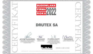 DRUTEX "Budowlaną Firmą Roku", Kamila Gierszewska "Osobowością Branży"