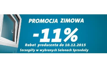 Zimowa Promocja w firmie MS więcej niż OKNA