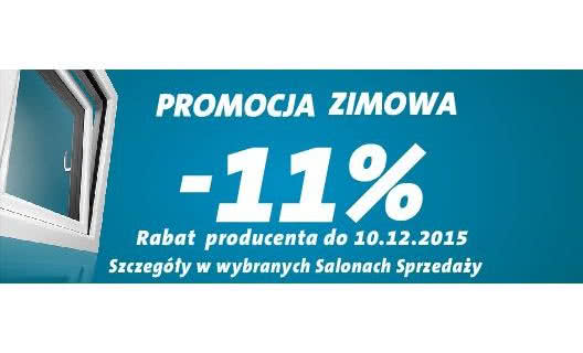 Zimowa Promocja w firmie MS więcej niż OKNA
