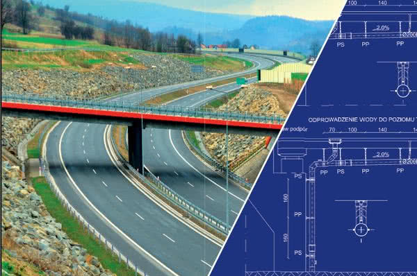 System odwodnień wiaduktów i mostów HDPE