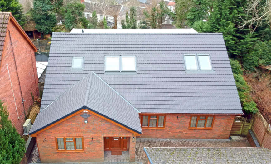 Przebudowa poddasza domu w północnej Walli