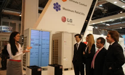 Prezentacja nowych produktów LG na targach CLIMATIZACION 2011