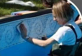 Basenowy dekor samoprzylepny