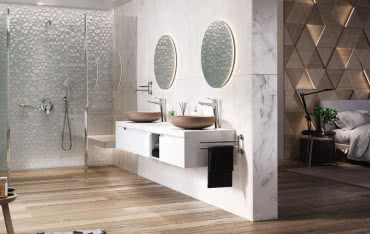 Zestawy armatury podtynkowej z deszczownią do domowego SPA