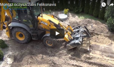 Montaż oczyszczalni Feliksnavis