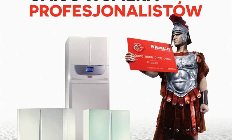 Caius Wspiera Profesjonalistów - zarabiaj kupując i instalując kotły Immergas!
