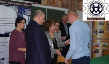 Stypendia dla uczniów klasy patronackiej w Zespole Szkół Mechanicznych w Grudziądzu od Hydro-Vacuum S.A 