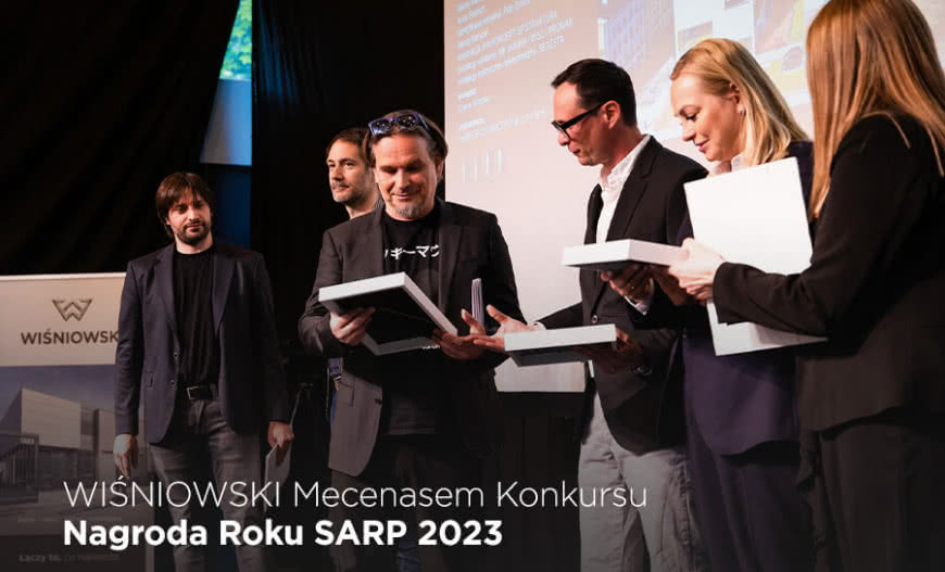 Firma WIŚNIOWSKI Mecenasem Konkursu Nagroda Roku SARP 2023