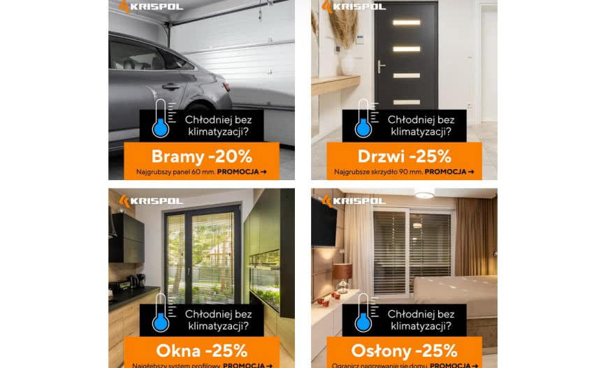 Zatrzymaj chłód w domu - rabat na produkty marki Krispol