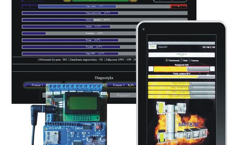 Steruj zdalnie wentylacją domu - WebSerwer Bartosz