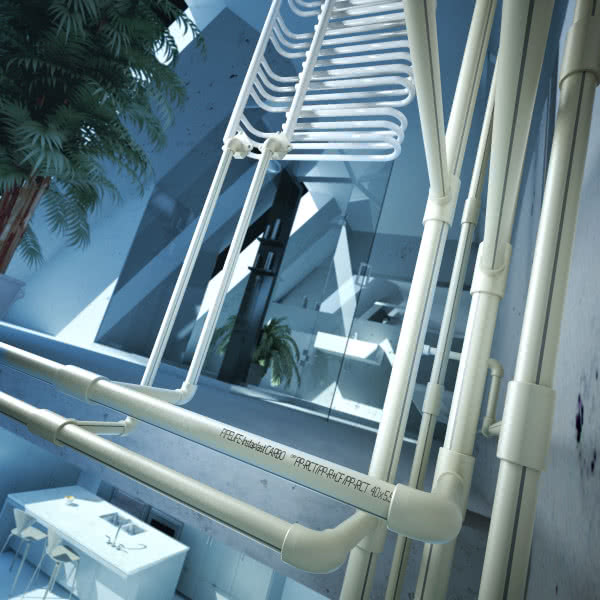 System PP-R, PP-RCT - w tym rury stabilizowane włóknem węglowym