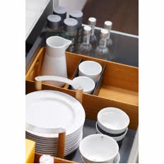 Prostokątne pudełko z uchwytami 300x117.5x90 mm