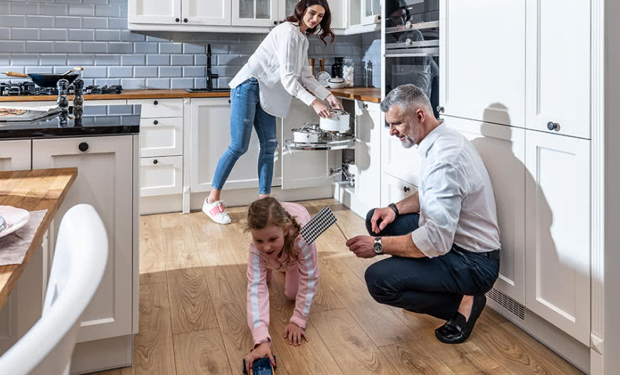 Aranżacja przestrzeni narożnikowej w kuchni