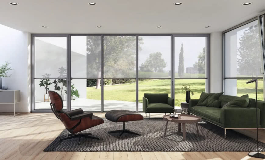 Zewnętrzna tekstylna osłona przeciwsłoneczna Schüco AB ZDS 