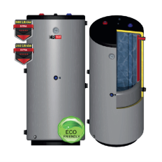 Dwupłaszczowy biwalentny wymiennik GREEN LINE PLUS