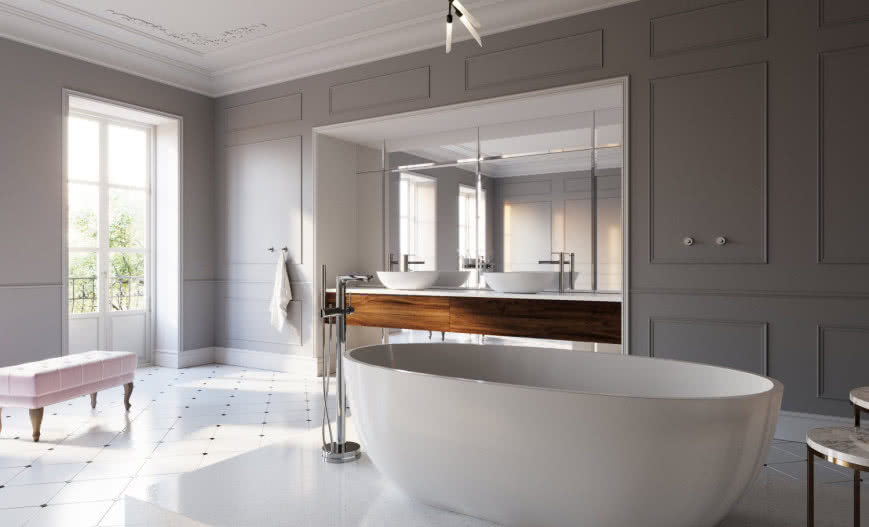 Łazienka z wanną – od luksusu starożytności do nowoczesnego komfortu