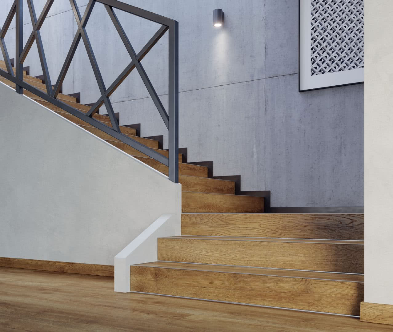 Panele winylowe można układać nie tylko na podłogach, ale też na schodach