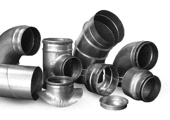 Okrągłe kanały i kształtki  - tłoczone i segmentowe