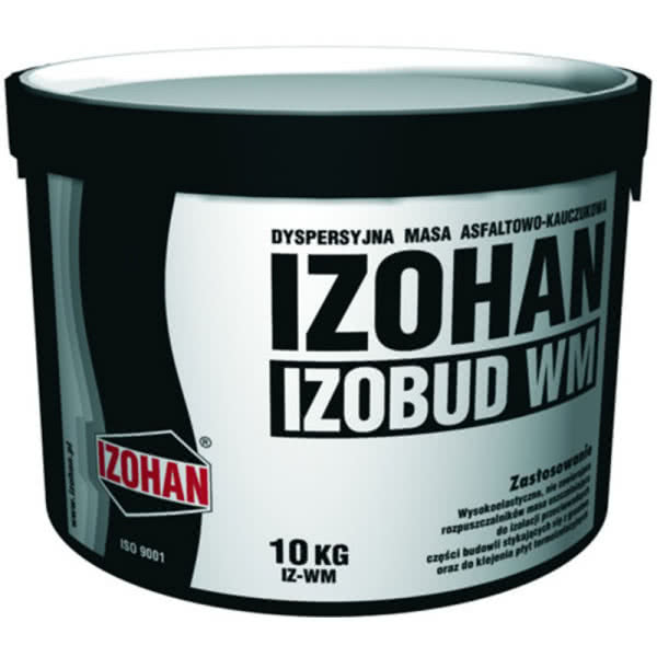 Dyspersyjna masa asfaltowo-kauczukowa IZOHAN IZOBUD WM