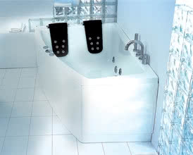 Dwuosobowa wanna asymetryczna Gemini