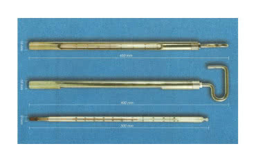 Termometr do laboratorium w oprawie niklowanej od KWT!