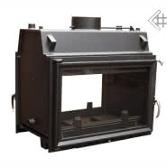 Wkład kominkowy Oliwia tunel z płaszczem wodnym