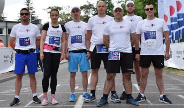 Biegacze Aliplast Running Team wzięli udział w półmaratonie