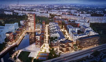 Port Popowice - osiedle mieszkaniowe nad Odrą