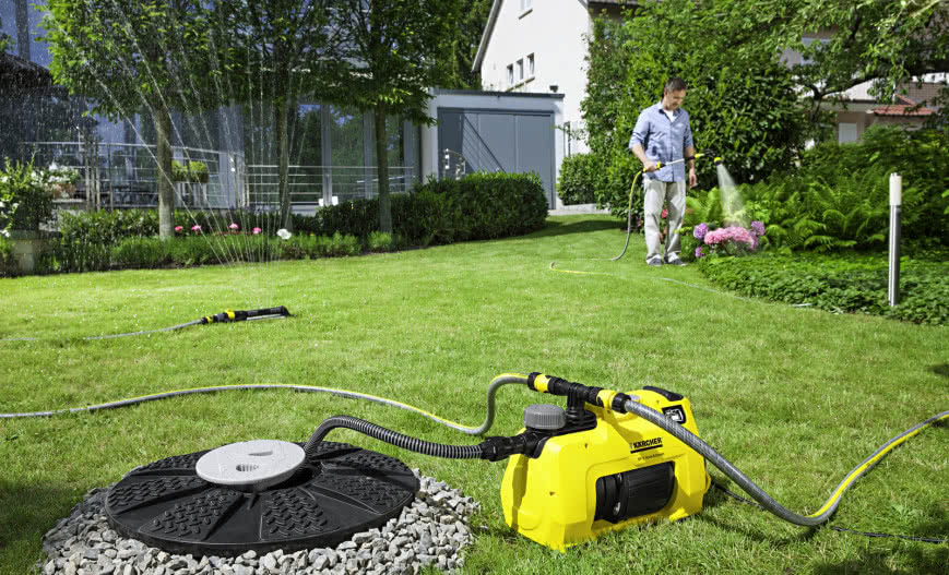 Instalacja do podlewania roślin w ogrodzie