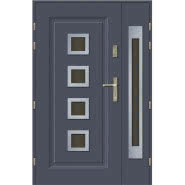 Drzwi dwuskrzydłowe TORO INOX 