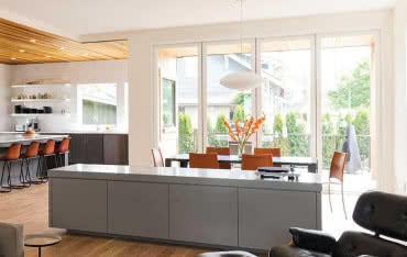 Drzwi harmonijkowe 345 z ukrytymi okuciami marki Centor