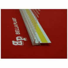 Listwy BP13 PCV dylatacyjne przyokienne z siatką