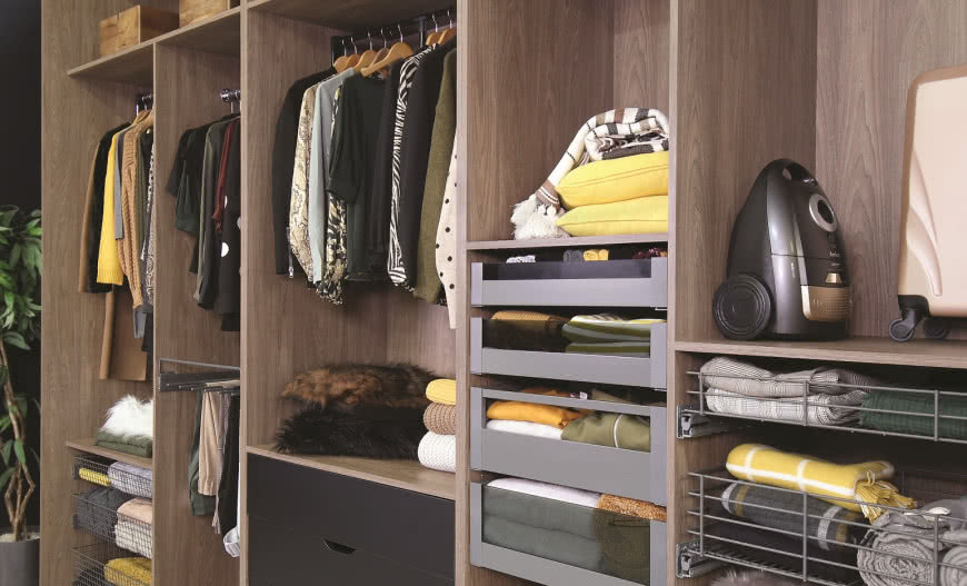 Przechowuj komfortowo - dobrze zaprojektowana garderoba